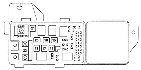 2004 honda accord 3.0l rear junction box location|2004 Honda accord fuse diagram.